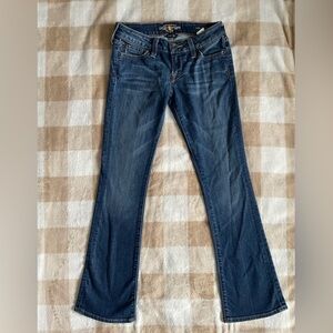 Lucky Brand 00/24 Lola Boot Dark Blue Flare Skinny Jeans